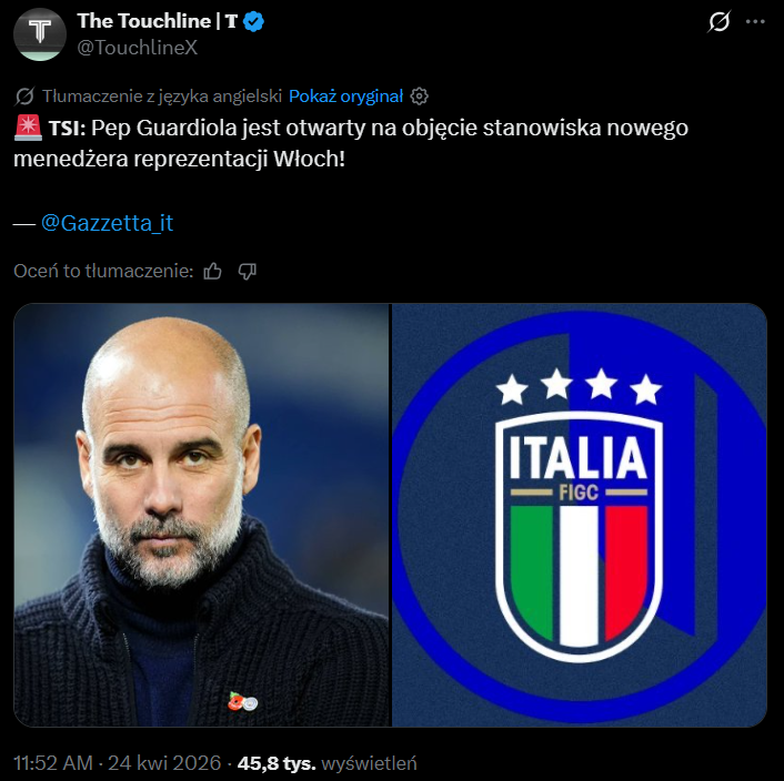 HIT! Pep Guardiola WYSŁUCHA OFERTY od tej czołowej federacji świata!